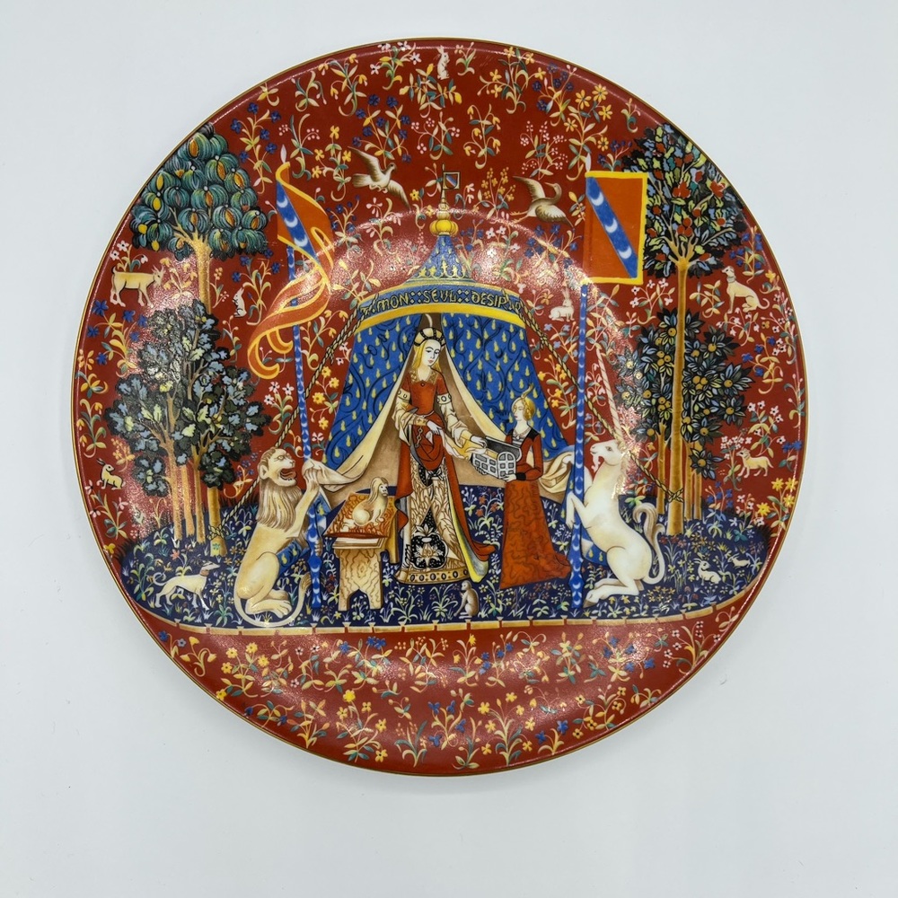 La Dame a la Liccorne collectors plate